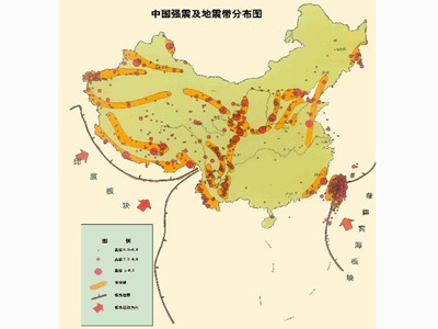 中国地震带的分布规律