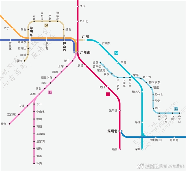 渝贵铁路,并即将开通兰渝铁路广元以北段中国高铁线路图2018年1月版