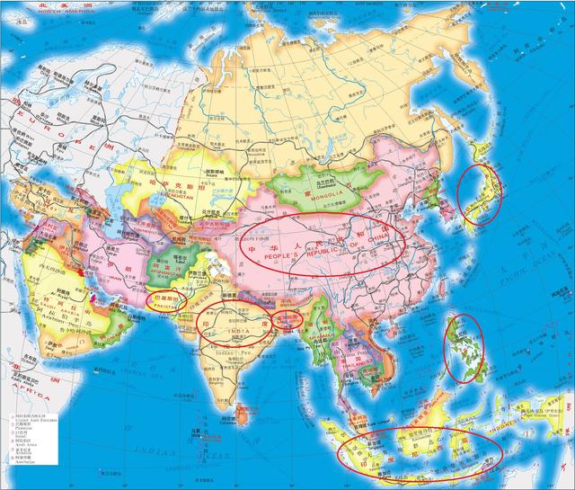 亚洲由多少个国家和地区组成2019年亚洲发达国家有哪些