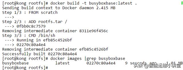 Docker����busybox������������(base image)