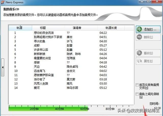 ��������򵥵ķ�����¼�����ʳ���CD