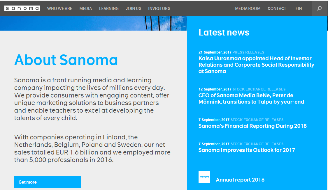 ����Sanoma��ý����