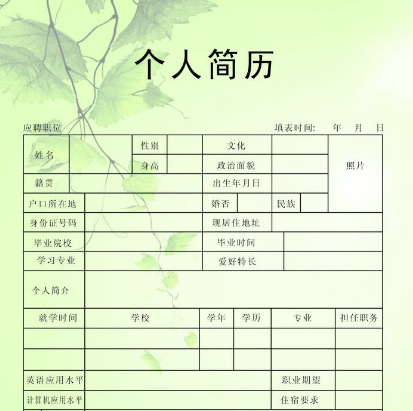 【personal resume是什么意思】Personalresume是什么意思